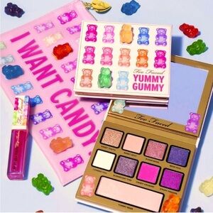 NIB SEALED TOO FACED TUMMY GUMMY LIMITED EDITION 3 PIECE MAKEUP COLLECTION